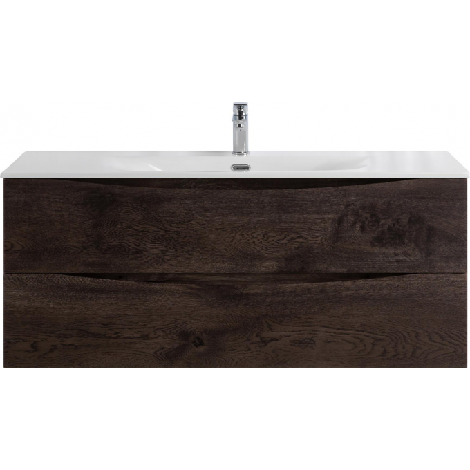 База под раковину BELBAGNO подвесная с двумя выкатными ящиками 1196x460x500 MARINO-CER-N-1200-2C-SO-RNG-P