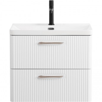 База под раковину BELBAGNO DUE-500-2C-SO-BL-P подвесная с двумя выкатными ящиками Bianco Lucido 500x422x500 База под раковину BELBAGNO DUE-500-2C-SO-BL-P подвесная с двумя выкатными ящиками Bianco Lucido 500x422x500