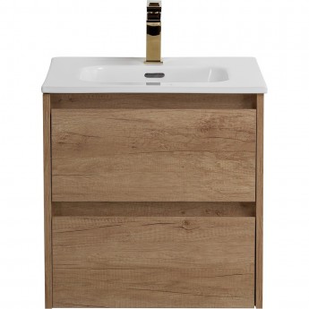 База под раковину BELBAGNO KRAFT-500-2C-SO-RNN подвесная с двумя выкатными ящиками, Rovere Nebrasca Nature, 500x460x500 мм База под раковину BELBAGNO KRAFT-500-2C-SO-RNN подвесная с двумя выкатными ящиками, Rovere Nebrasca Nature, 500x460x500 мм