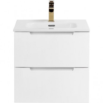 База под раковину BELBAGNO ETNA-500-2C-SO-BO подвесная с двумя выкатными ящиками, с доводчиками, Bianco Opaco, 500x460x500 База под раковину BELBAGNO ETNA-500-2C-SO-BO подвесная с двумя выкатными ящиками, с доводчиками, Bianco Opaco, 500x460x500