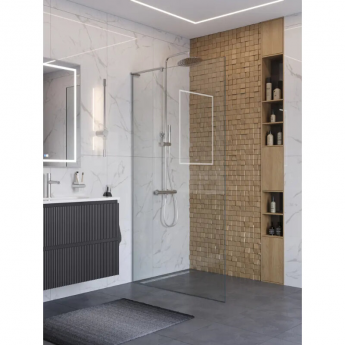 Душевая перегородка BELBAGNO UNO-L-1-TB-110-C-Cr 1100x2000 мм хром Душевая перегородка BELBAGNO UNO-L-1-TB-110-C-Cr 1100x2000 мм хром