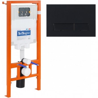Инсталляция для подвесного унитаза BELBAGNO BB002-80/BB012-MR-NERO.M
