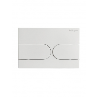 Кнопка смыва BELBAGNO BB-11-BL белый глянец