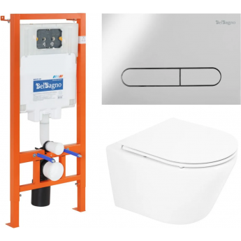 Комплект 3 в 1 BELBAGNO BB8001CHR/SC/BB002-80/BB005-PR-CHROME Комплект 3 в 1 BELBAGNO BB8001CHR/SC/BB002-80/BB005-PR-CHROME