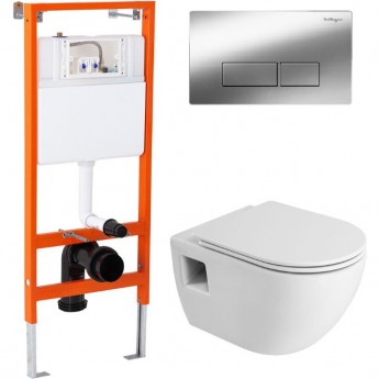 Комплект 4в1 унитаз, инсталляция, кнопка смыва, крышка-сиденье BELBAGNO Комплект 4в1 унитаз, инсталляция, кнопка смыва, крышка-сиденье BELBAGNO