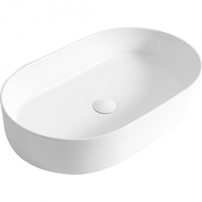 Раковина керамическая BELBAGNO накладная, овальная, 610x385x120 BB1479