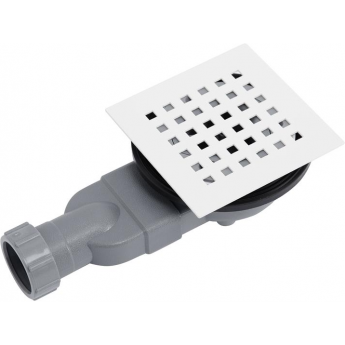 Сифон для поддонов BELBAGNO UNO TRAY-AS-UNO-BO с белой матовой декоративной накладкой Сифон для поддонов BELBAGNO UNO TRAY-AS-UNO-BO с белой матовой декоративной накладкой