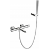 Смеситель для ванны и душа BELBAGNO UNO-VASM/DFS-CRM в комплекте с ручным душем, шлангом и держателем, хром Смеситель для ванны и душа BELBAGNO UNO-VASM/DFS-CRM в комплекте с ручным душем, шлангом и держателем, хром