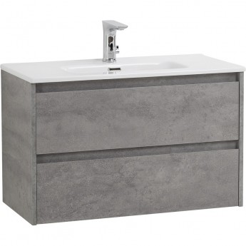 Тумба Cemento Grigio 80 см BELBAGNO KRAFT KRAFT 39-800/390-2C-SO-CG Тумба Cemento Grigio 80 см BELBAGNO KRAFT KRAFT 39-800/390-2C-SO-CG