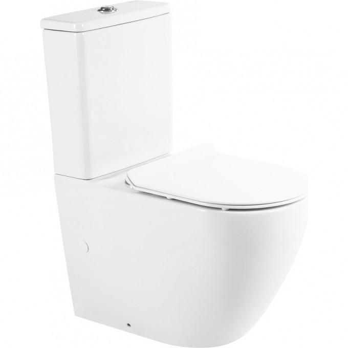Унитаз-компакт безободковый BELBAGNO BB2141CPR/ BB2111SC