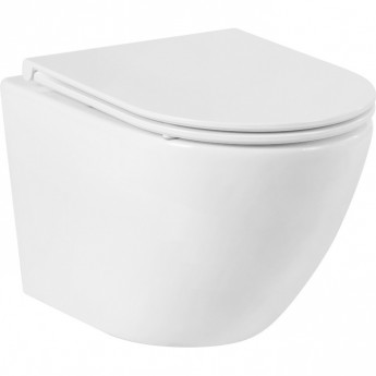 Унитаз подвесной безободковый BELBAGNO BB046CHR/BB865SC