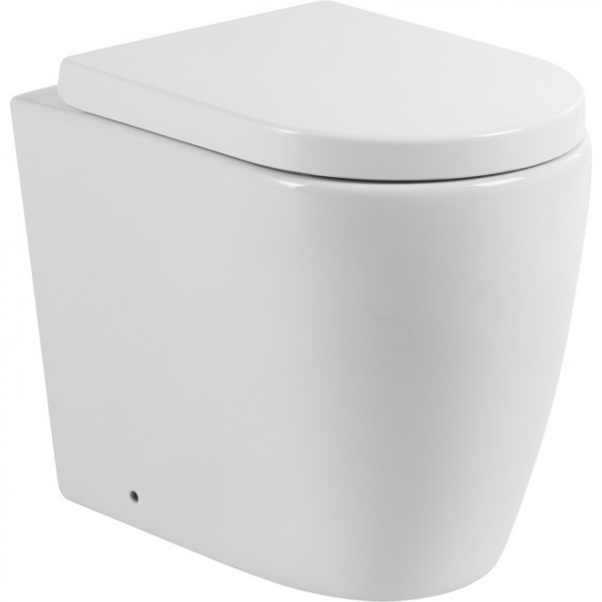 Унитаз приставной безободковый BELBANGO BB105CBR-BB870SC