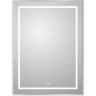 Зеркало BELBAGNO SPC-KRAFT-600-800-LED-TCH-WARM в алюминиевой раме со встроенным светильником, сенсорным выключателем и подогревом, 600x32x800